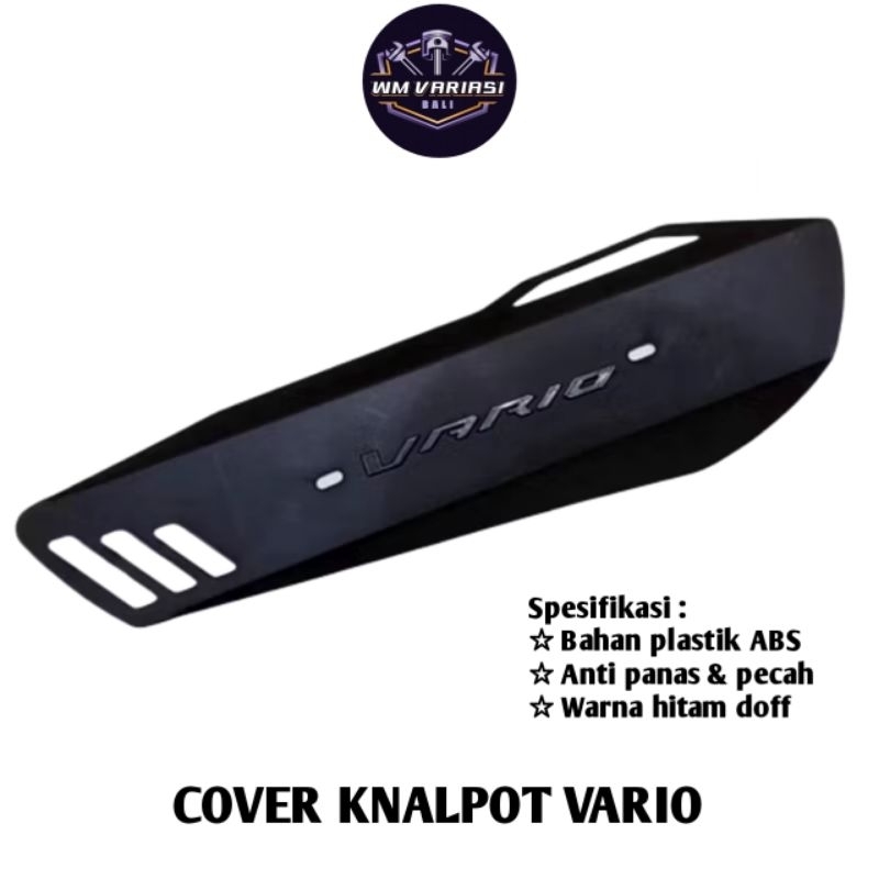 Cover Tameng Knalpot Tutup Knalpot Variasi Vario 125 150 New Universal