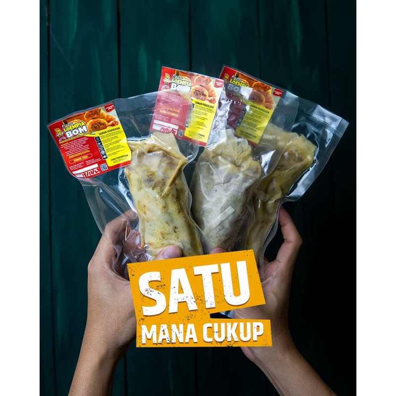 

Frozen Lumpia Bombastik Ukuran Jumbo (Daging, bakso,sosis)
