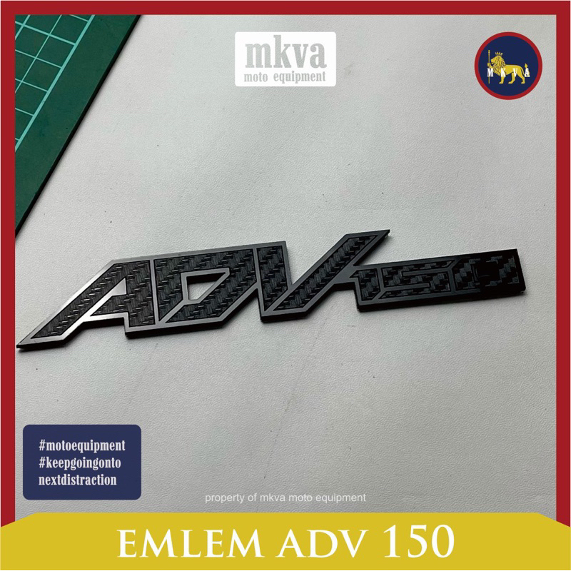 ADV 150 EMBLEM TIMBUL BUKAN STIKER AKSESORIS MOTOR ADV150