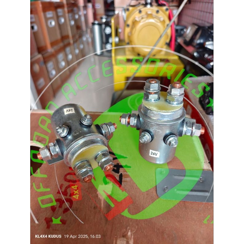 Selenoid winch tabung 24volt trackmaker 13000lbs