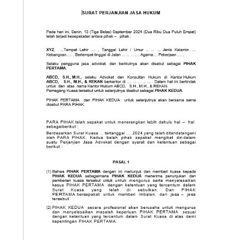 

Template Pidana & Perdata (45 dokumen)