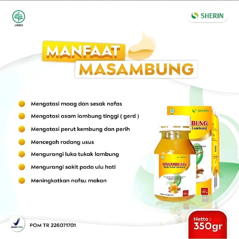 

Masambung Madu Kuning Sehat Lambung 350gr