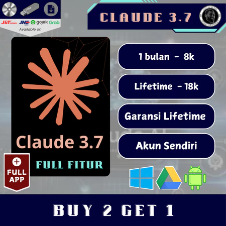 AI Claude 3.7 TERBARU Premium Murah Termurah CLAUDE 3.7 | Claude 3.7 Pro | AI CLAUDE PRO | Claude AI