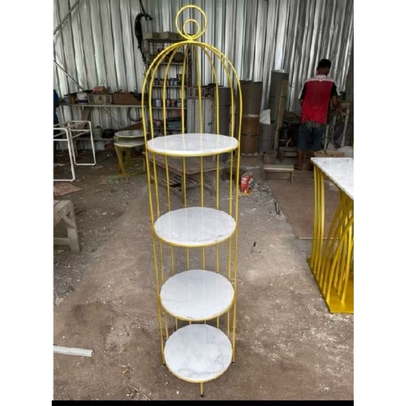 rak sudut ruangan/rak bunga/rak minimalis modern/rak sultan luxury gold mewah/rak minimalis/rak serb