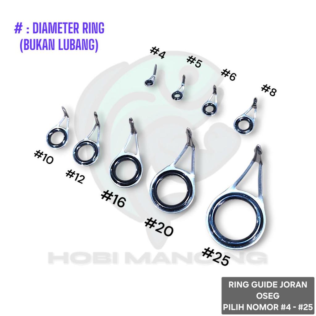 Ring Guide Joran OSEG / Cincin Pancing OSEG (Harga 1 Pcs / Pilih Variasi)
