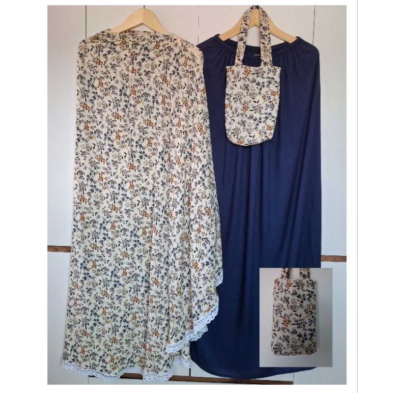 Mukena Dewasa Bahan Rayon Twill - 2 Warna