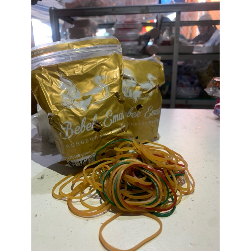 

[100 GRAM] KARET PENTIL BEBEK EMAS KUAT TIDAK MUDAH PUTUS