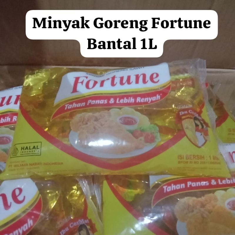 

Minyak Goreng Fortune bantal 1 liter