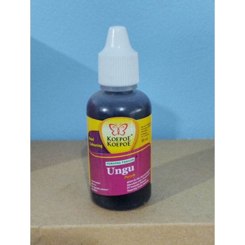 

Pewarna Makanan Kupu Kupu Warna Ungu 30ml