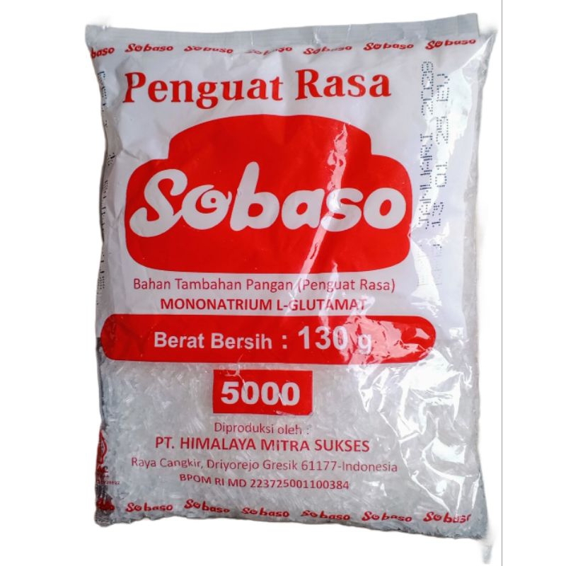 

Penguat rasa / Micin / MSG Sobaso 130 gr