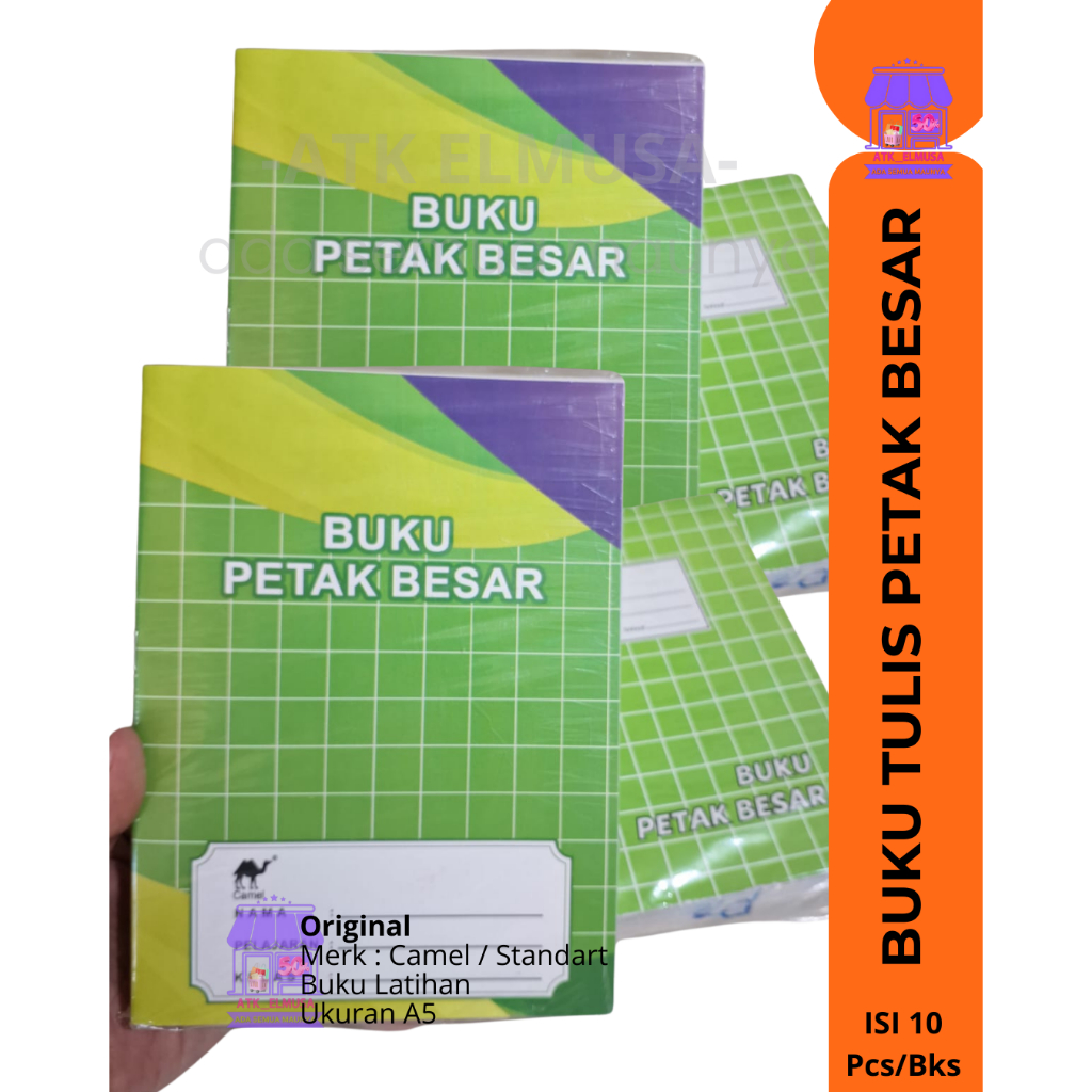 

BUKU TULIS PETAK BESAR isi 30 lembar. 1 pcs