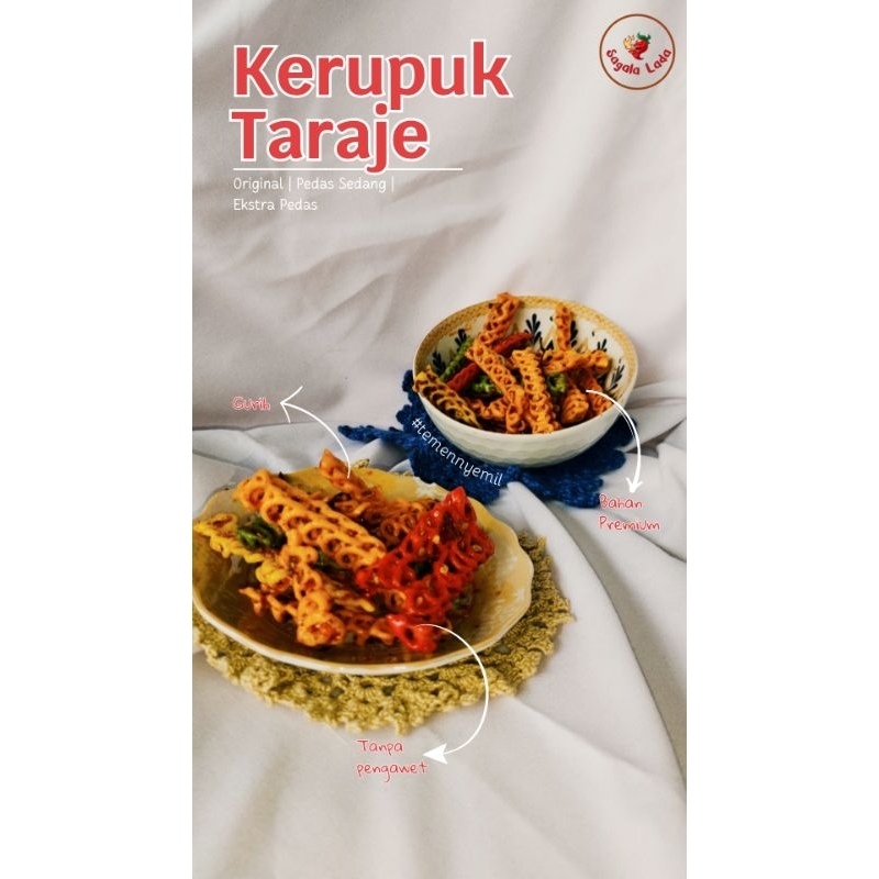 

Kerupuk Seblak - Kerupuk Taraje 150 gr - Seblak Kering - Sagala Lada