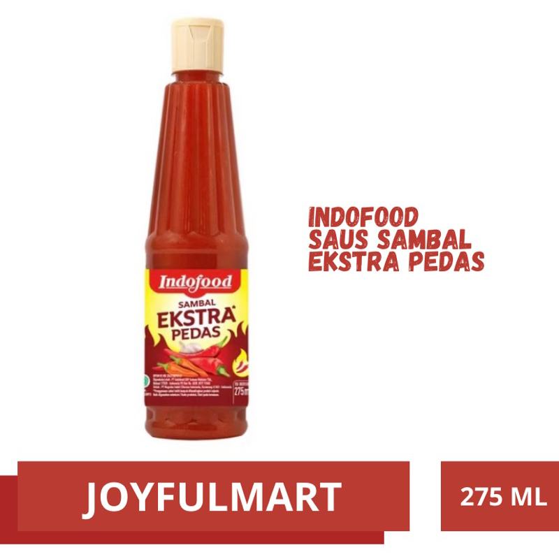 

Indofood saus sambal ekstra pedas 275ml
