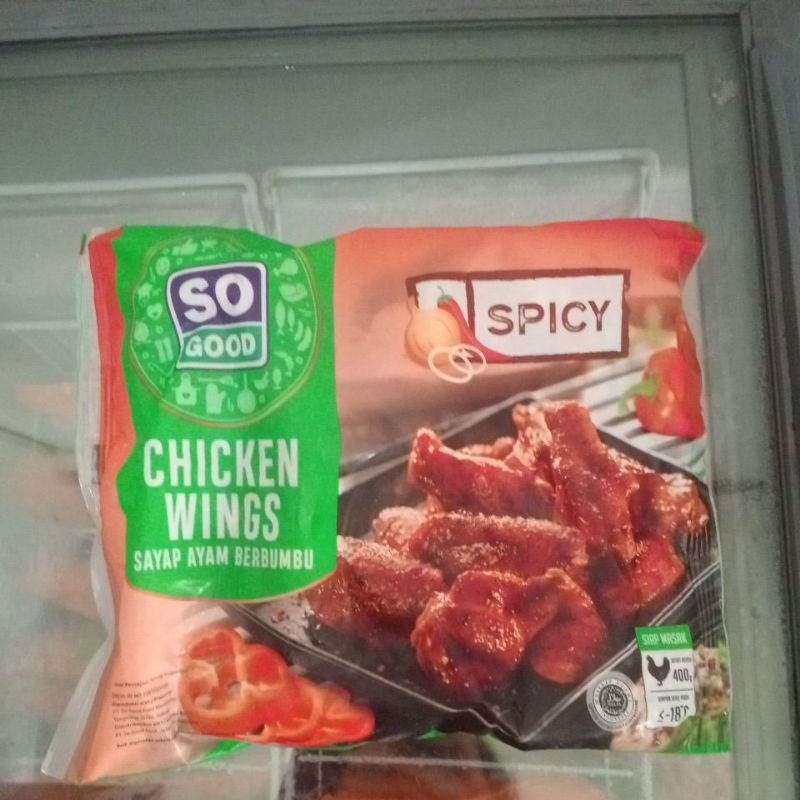 

so good chicken wings spicy 400g