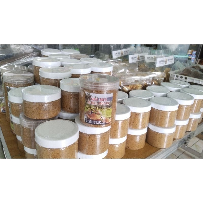 

Gula aren semut organik kemasan toples 300 mill, praktis dan higienis
