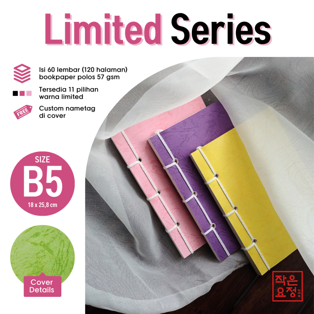 

[B5] Korean Joseon Notebook - LIMITED Series by Little Fairy