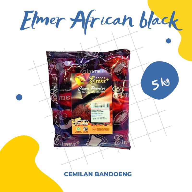 

elmer cocoa powder african black kemasan 5 kg