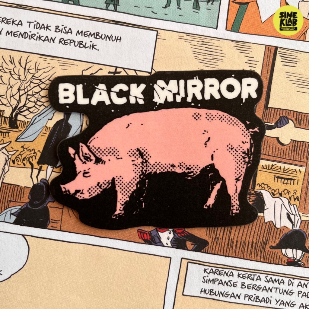 

sineklab - Sticker BLACK MIRROR - Edisi Sticker Film / Movie / Cinema / Series / Sticker Laptop
