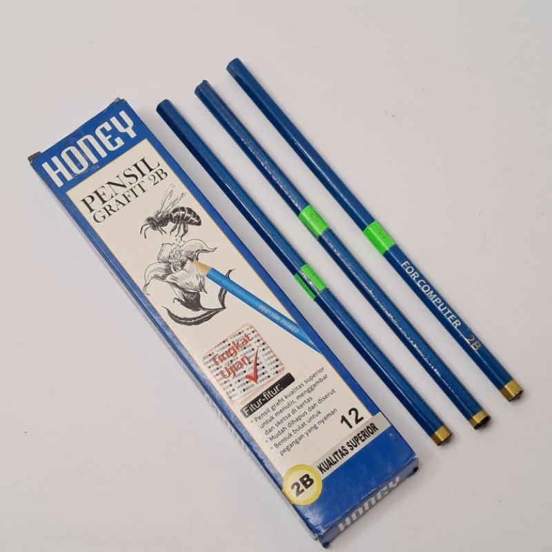 

pensil grafit 2B honey (12pcs)