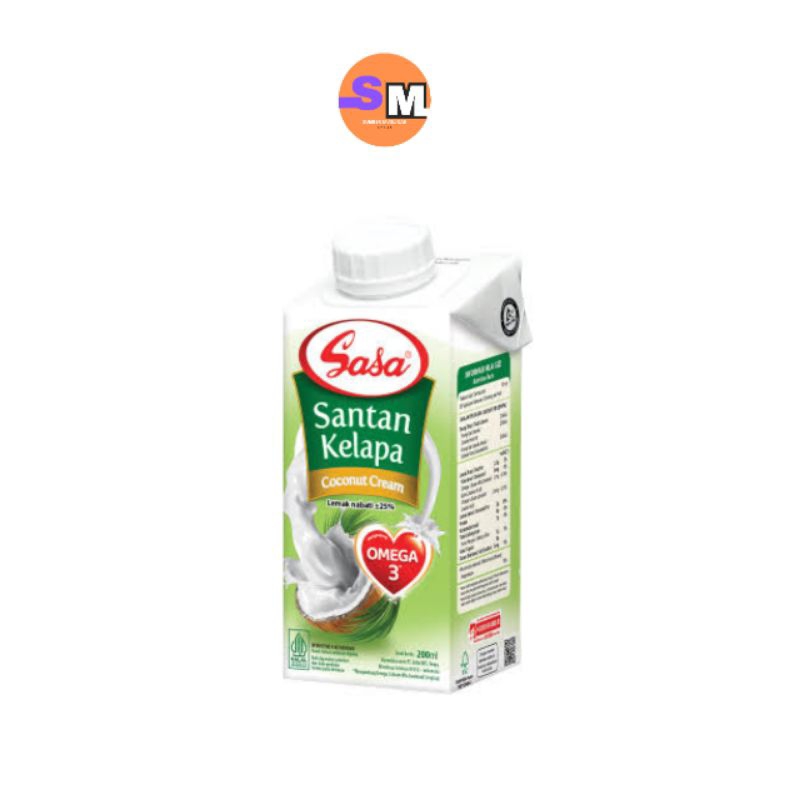 

Sasa santan 200 ml 5 & 10 pcs