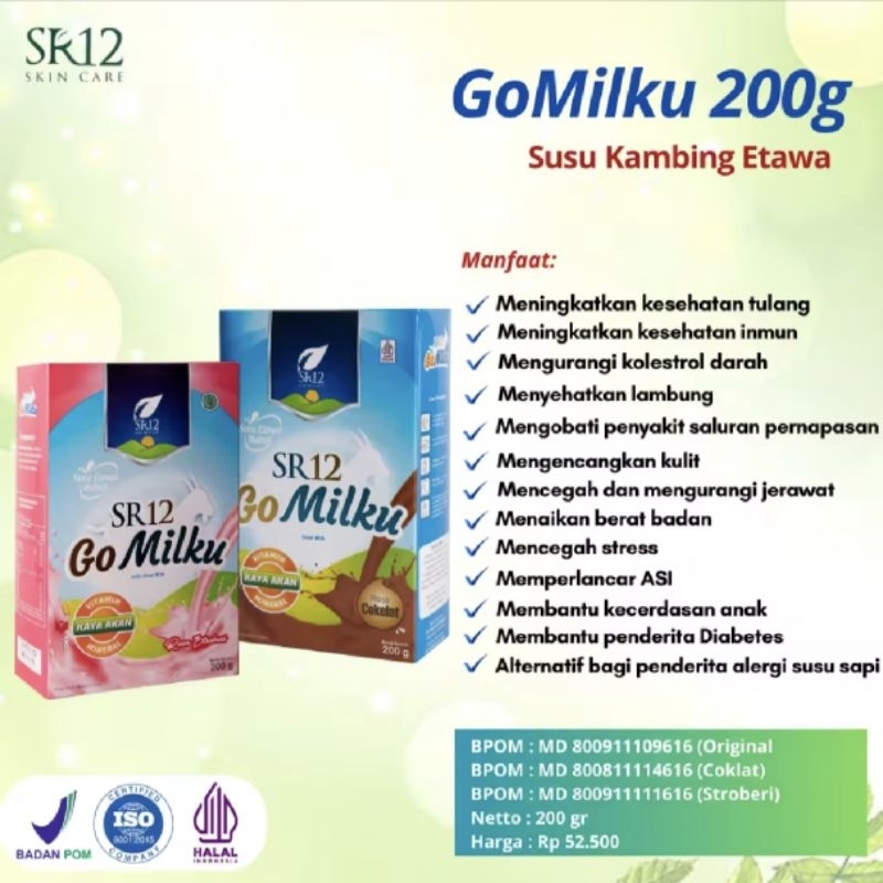 

SR12 Go Milku Goat Milk 200 GR