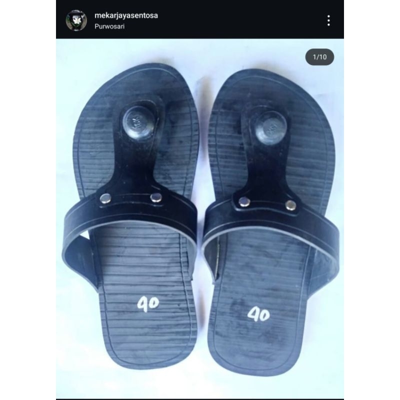 Sandal Ban Unik Lucu