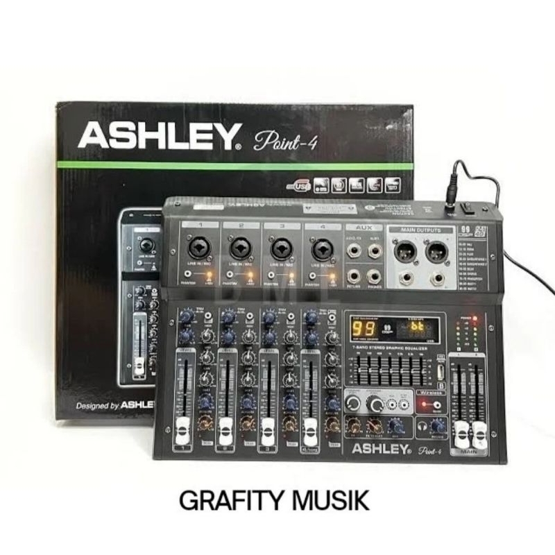 Mixer 4 Channel Ashley point4 Point 4 Original Ashley
