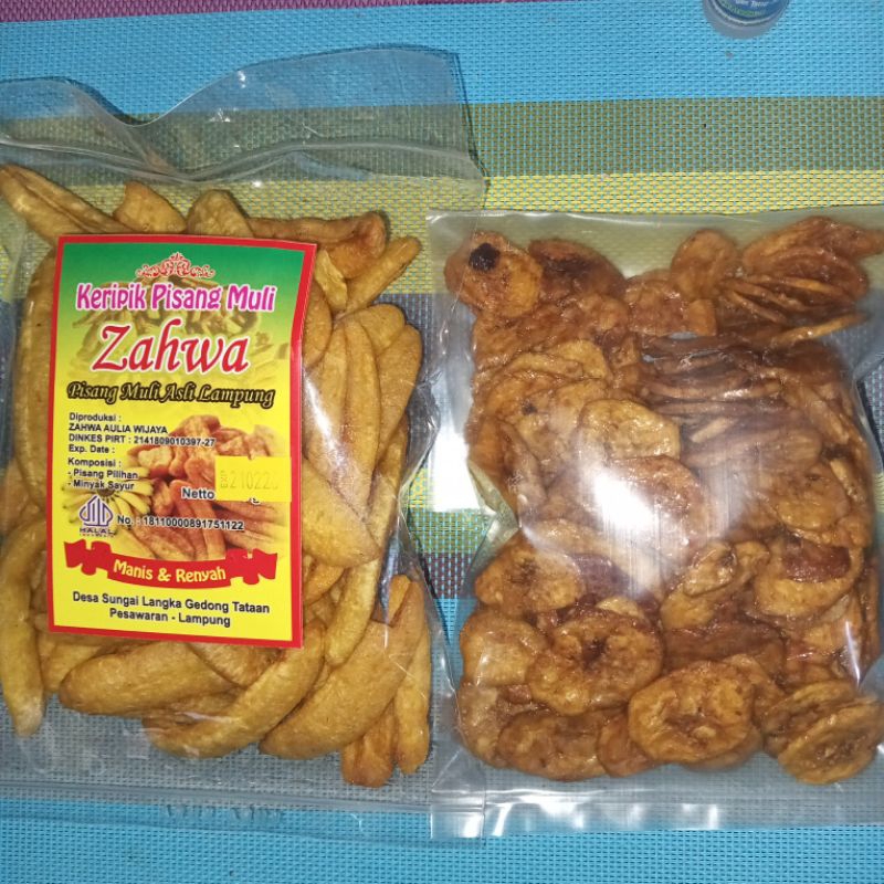 

2pak keripik pisang muli oven, keramel madu