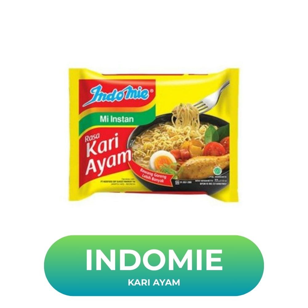 

Mie Indomie Kuah Rasa Kari Ayam (Pcs)