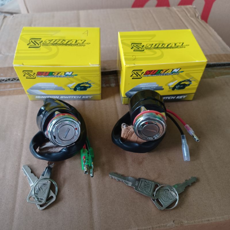 KUNCI KONTAK CB 100 CB 125 IMPORT SULTAN PART KABEL 2 DAN KABEL 4 DETAIL ORI