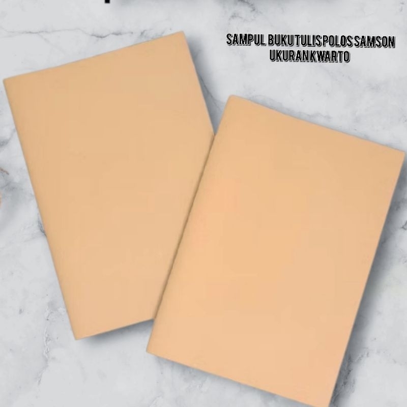 

Sampul buku coklat polos/samson uk KWARTO //uk buku biasa Isi 10 lembar