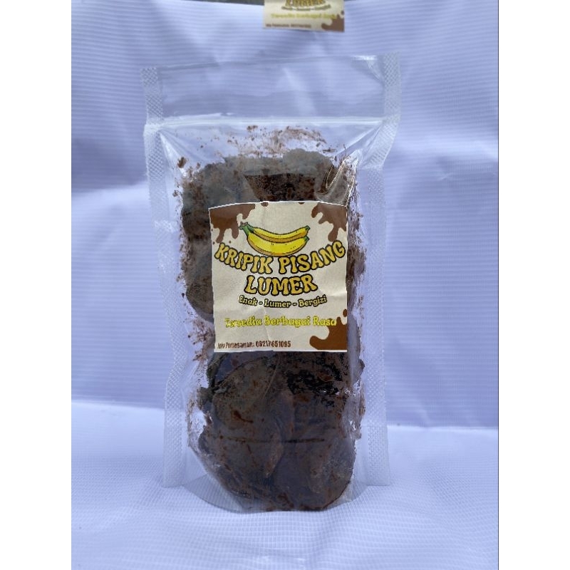 

Keripik Pisang Cokelat Lumer murah Crispy Promo Kemasan Standing pouch