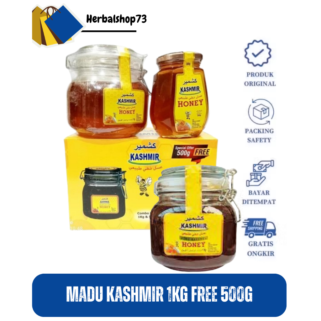 

Madu Kashmir 1000gr free 500gr Kombo Pack