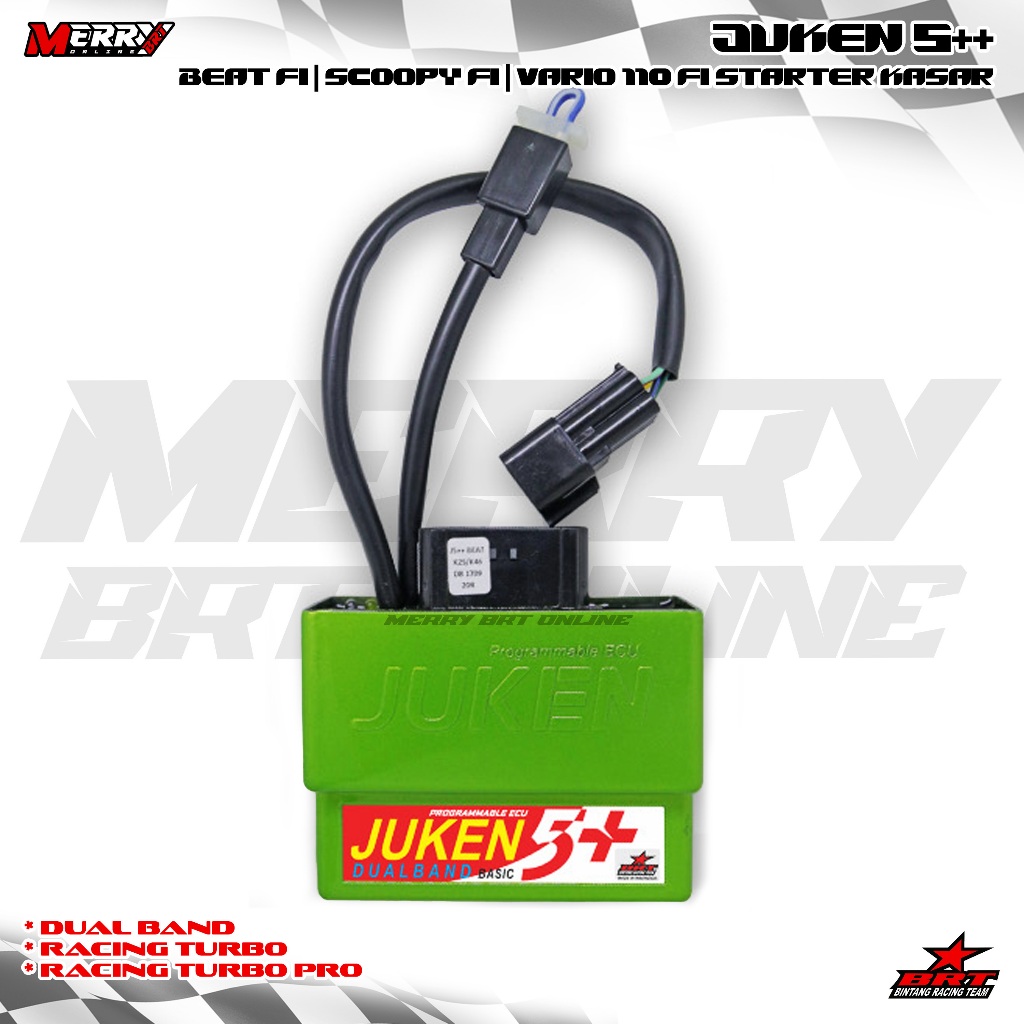 ECU Juken 5 dan 5++ Plus BRT Beat Spacy Scoopy FI Stater Kasar NON ESP