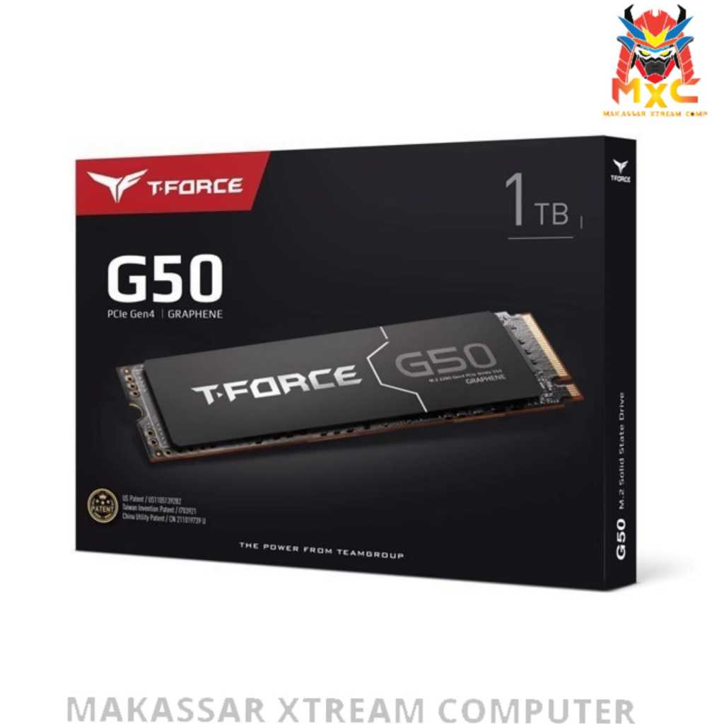 TEAM T-FORCE G50 1TB SSD PCIE 4.0 GEN4 M.2 NVME