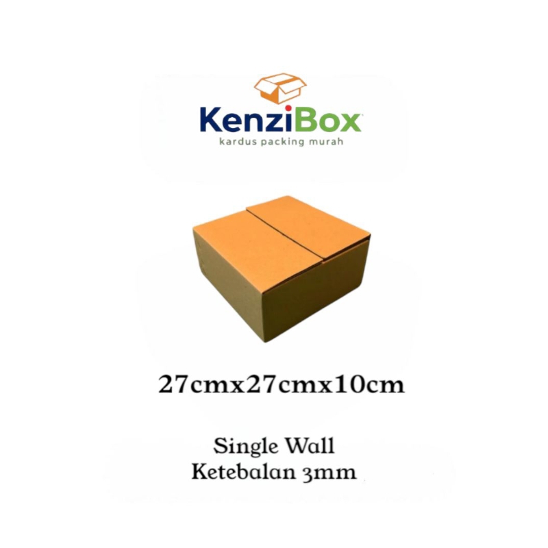 

kardus/karton/box UK. 27x27x10 cm single wall