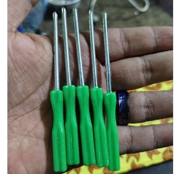 obeng kecil kembang bunga plus + mini