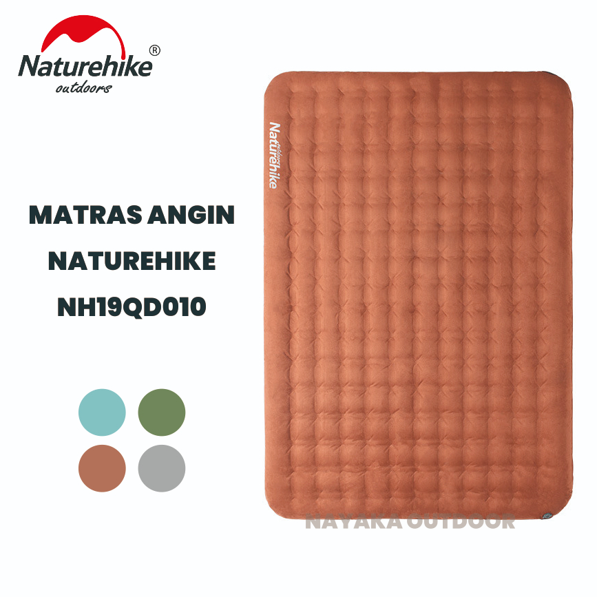 Matras Angin 2 Orang Naturehike NH19QD010 Sleeping Pad Double Lebar Tebal Kasur Angin Lipat Empuk Ca