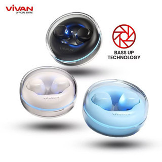 Vivan Headset Bluetooth Tws Space Mini Tws, Sleep eans Bluetooth 5.4 Powerful ass
