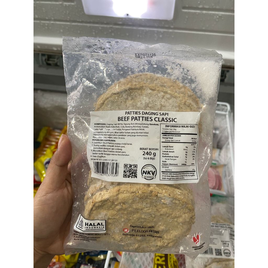 

BERNARDI BEEF PATTIES CLASSIC