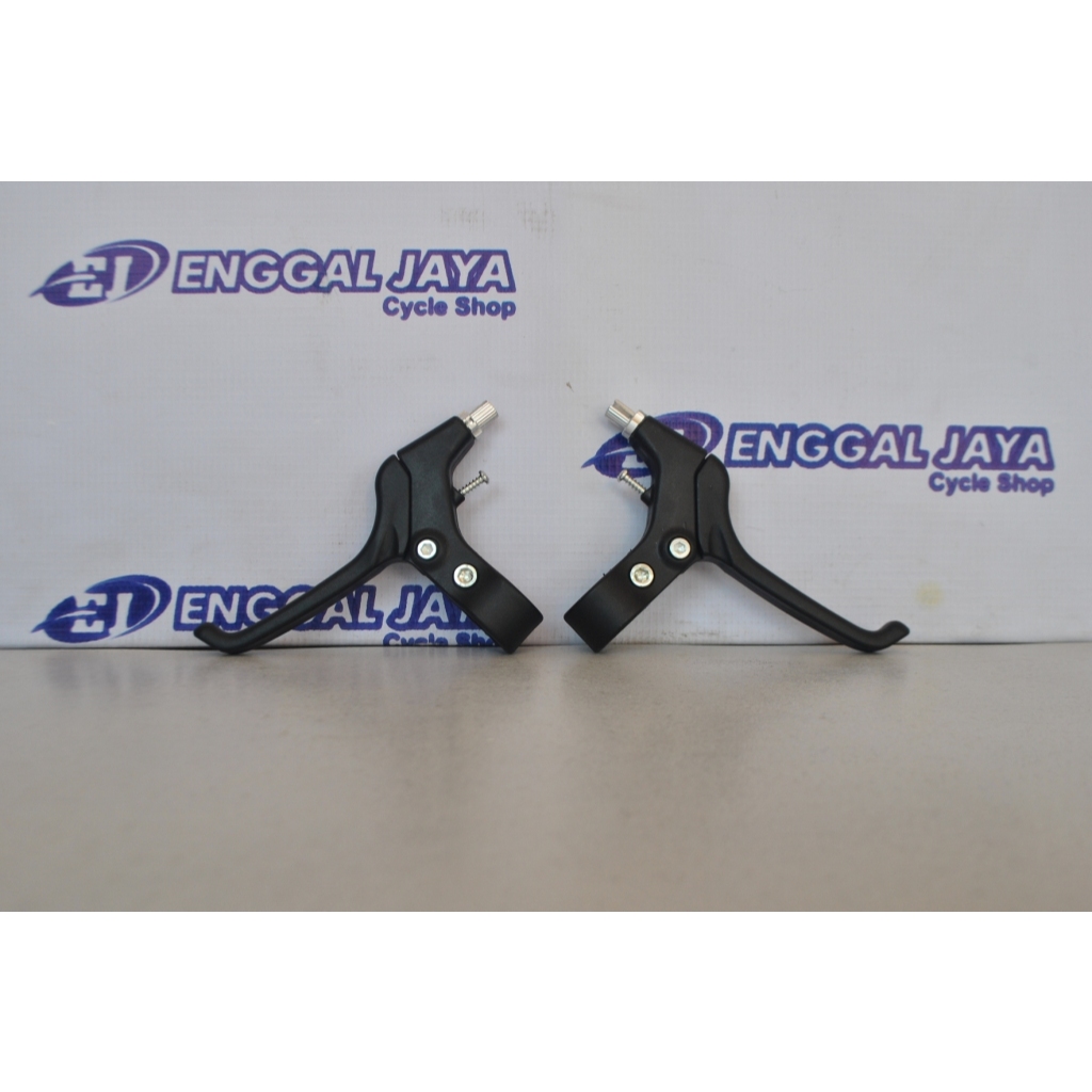 Handle Rem Sepeda Atlantis Hitam PVC - Handlerem Sepeda MTB BMX Lipat Mini CTB Fixie Minion Minivelo
