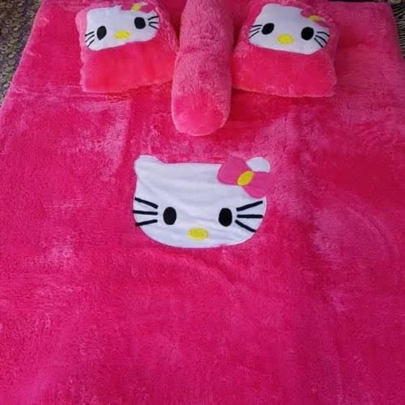 Kasur Karpet dengan Bulu Rasfur Lembut sudah Gratis Bantal