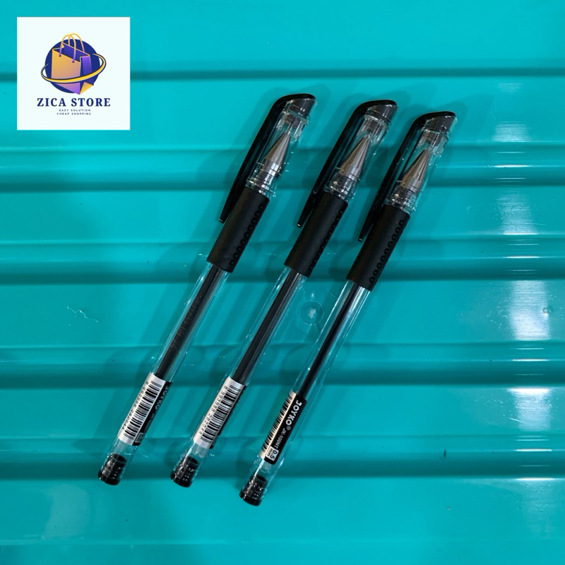 

JOYKO Pulpen Gel Pen JK-100 0.5mm dan JK-100-NT 0.5mm Hitam