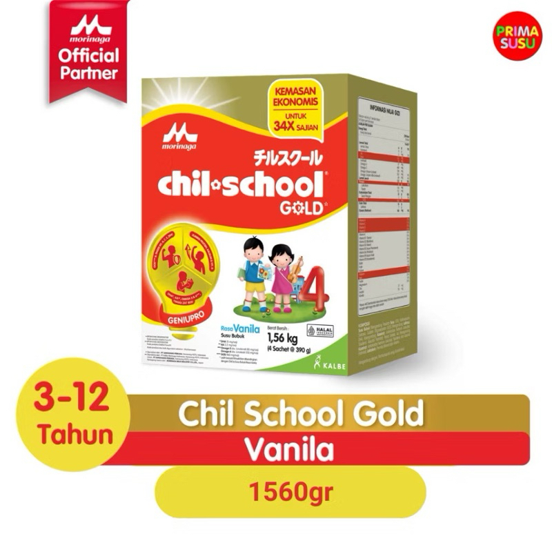 

INSTANT!!! Chil School Gold Madu 780Gr Exp 2026 - Chill School Gold Madu
