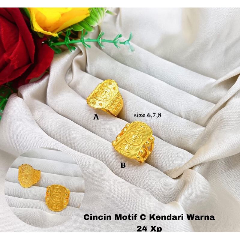 CINCIN KENDARI BERLAPIS EMAS
