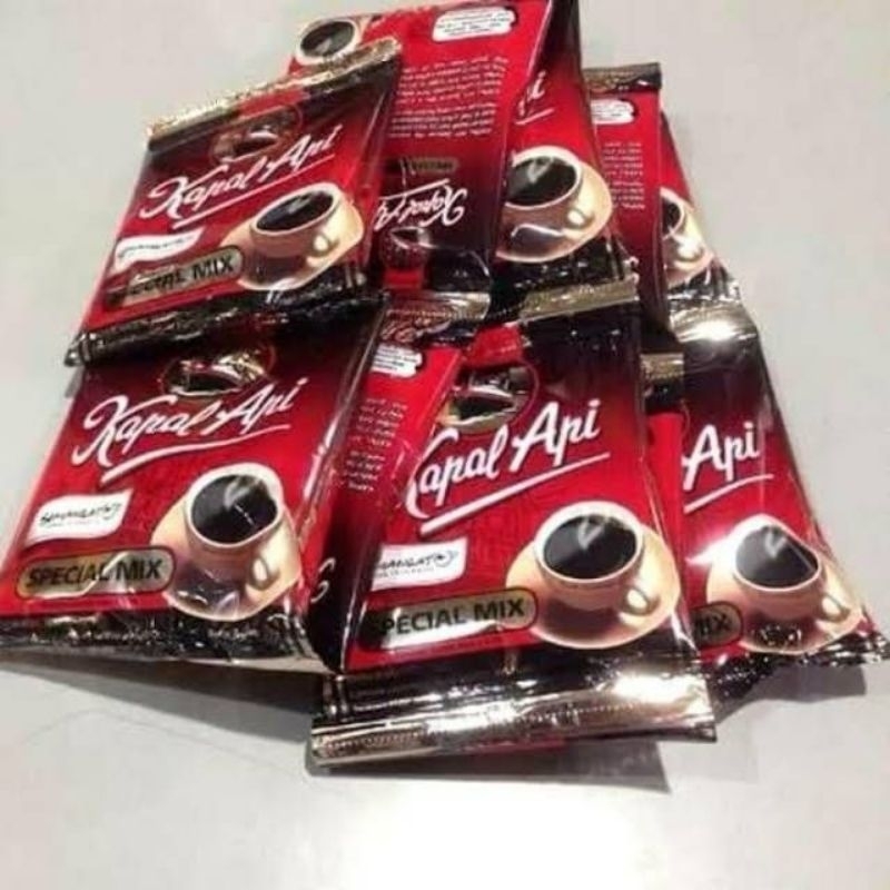 

kopi kapal api plus gula 1 renteng isi 10.24 gram