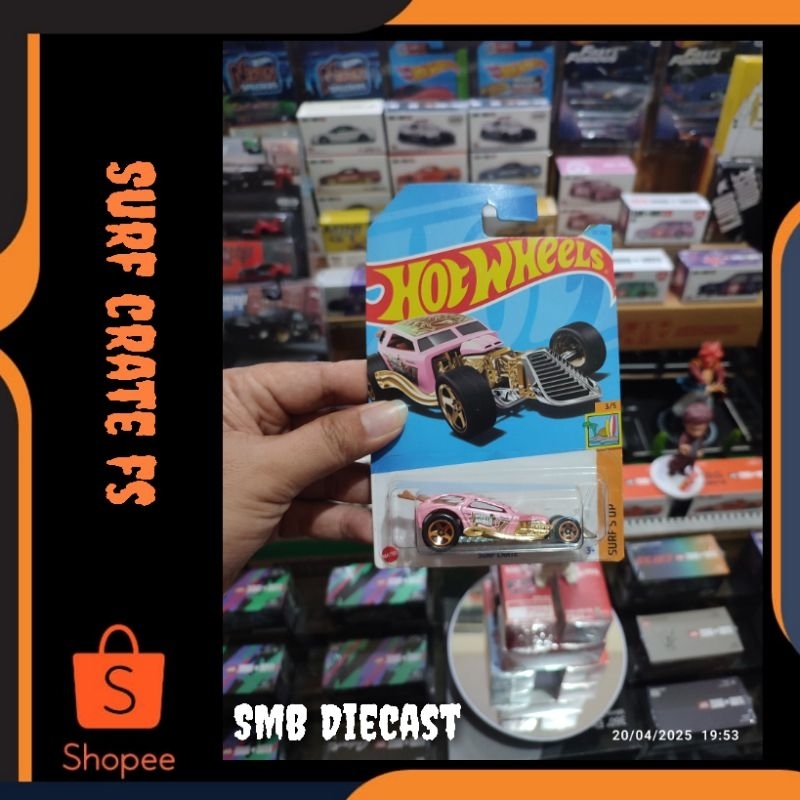 HOT WHEELS SURF CRATE TREASURE HUNT REGULER
