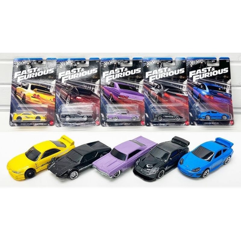 Hot Wheels Fast and Forious 2024 HNR 88 ( 1 seri / dapat 5 Mobil)