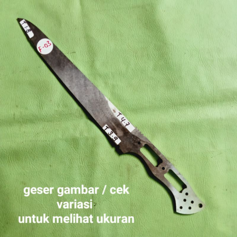 F-03 bahan baja D2/TKM germany