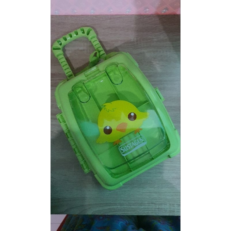 Kotak makan anak TK bentuk Tas Trolly ada roda